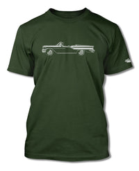 1957 Oldsmobile 98 Starfire Convertible T-Shirt - Men - Side View