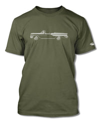 1957 Oldsmobile 98 Starfire Convertible T-Shirt - Men - Side View