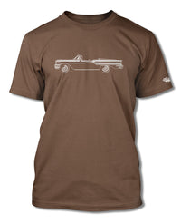 1957 Oldsmobile 98 Starfire Convertible T-Shirt - Men - Side View