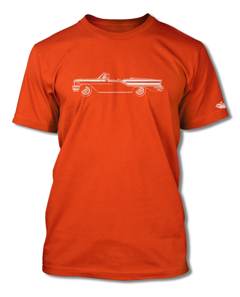 1957 Oldsmobile 98 Starfire Convertible T-Shirt - Men - Side View