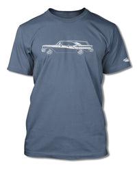 1957 Oldsmobile Super 88 Fiesta Station Wagon T-Shirt - Men - Side View