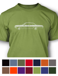 1962 Oldsmobile 98 Holiday Coupe T-Shirt - Men - Side View