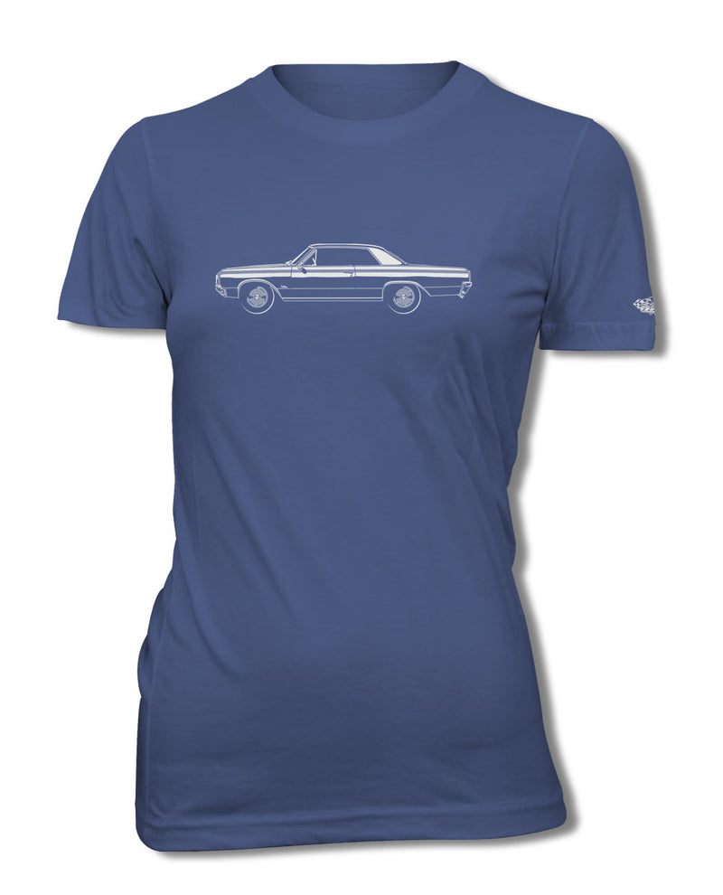 1964 Oldsmobile Cutlass Coupe T-Shirt - Women - Side View