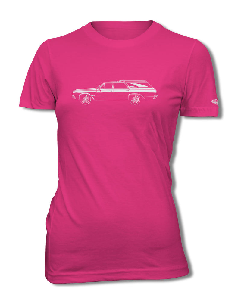 1964 Oldsmobile Vista Cruiser Station Wagon T-Shirt - Women - Side View