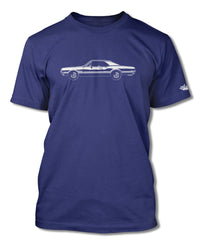 1966 Oldsmobile Cutlass 4-4-2 Coupe T-Shirt - Men - Side View