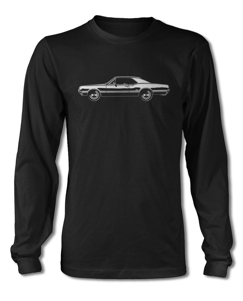 1966 Oldsmobile Cutlass Sports Coupe T-Shirt - Long Sleeves - Side View