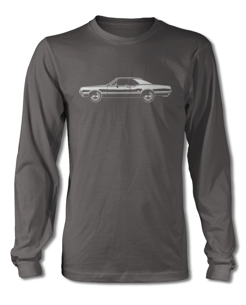 1966 Oldsmobile Cutlass Sports Coupe T-Shirt - Long Sleeves - Side View