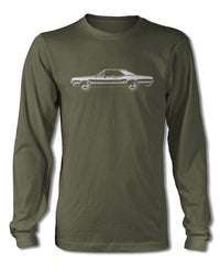 1966 Oldsmobile Cutlass Sports Coupe T-Shirt - Long Sleeves - Side View