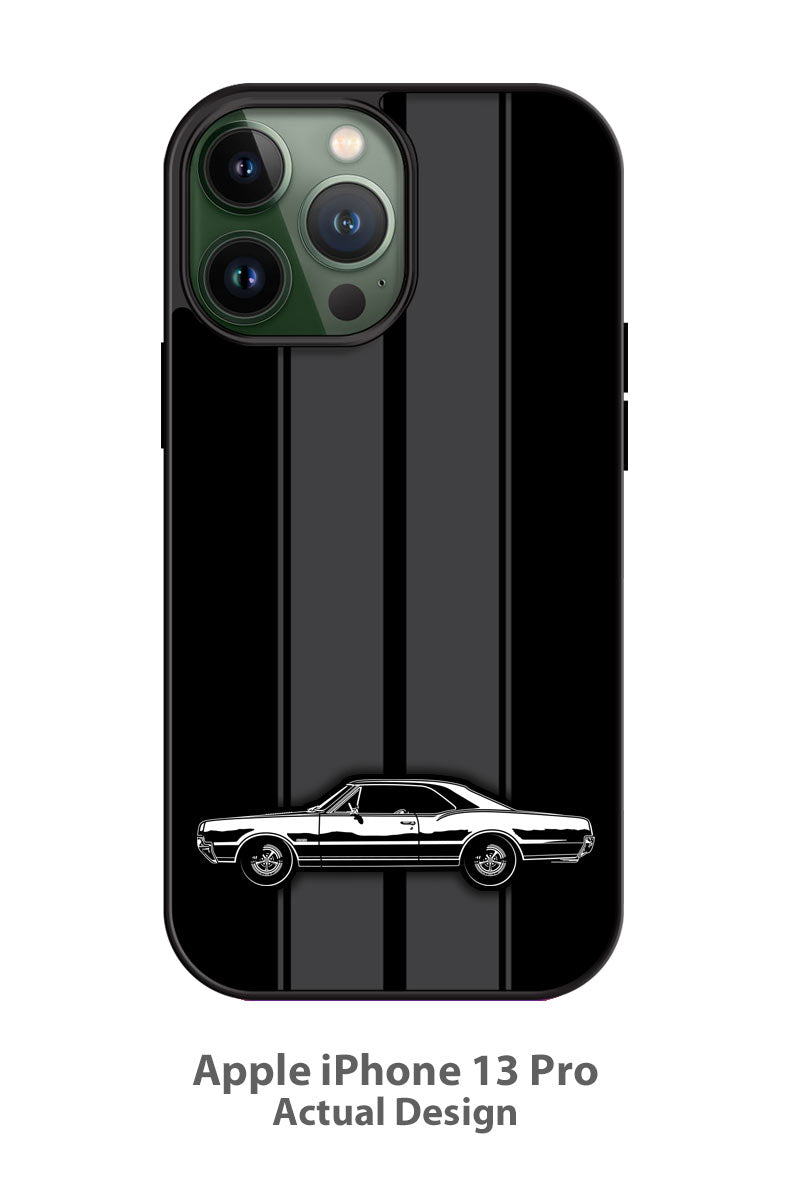 1967 Oldsmobile Cutlass 4-4-2 Coupe Smartphone Case - Racing Stripes