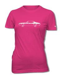 1968 Oldsmobile Cutlass S Holiday Coupe T-Shirt - Women - Side View