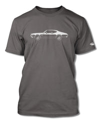 1969 Oldsmobile Cutlass 4-4-2 Holiday Coupe T-Shirt - Men - Side View