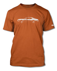 1970 Oldsmobile Cutlass 4-4-2 Holiday Coupe T-Shirt - Men - Side View