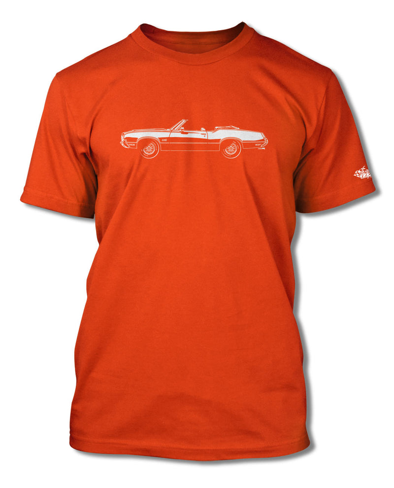 1970 Oldsmobile Cutlass 4-4-2 Convertible T-Shirt - Men - Side View