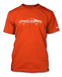 1970 Oldsmobile Cutlass 4-4-2 W-30 Holiday Coupe T-Shirt - Men - Side View