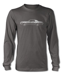 1970 Oldsmobile Cutlass Supreme Holiday Coupe T-Shirt - Long Sleeves - Side View