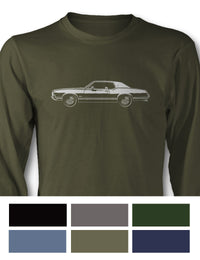 1970 Oldsmobile Cutlass Supreme Holiday Coupe T-Shirt - Long Sleeves - Side View