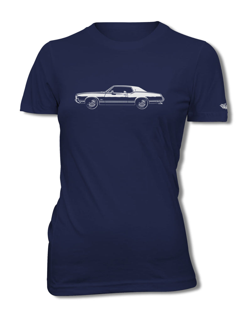 1970 Oldsmobile Cutlass Supreme Holiday Coupe T-Shirt - Women - Side View