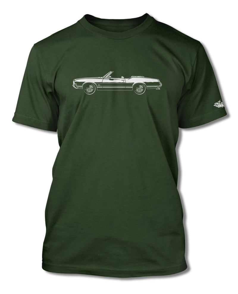 1970 Oldsmobile Cutlass Supreme Convertible T-Shirt - Men - Side View