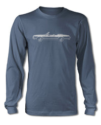 1970 Oldsmobile Cutlass Supreme Convertible T-Shirt - Long Sleeves - Side View