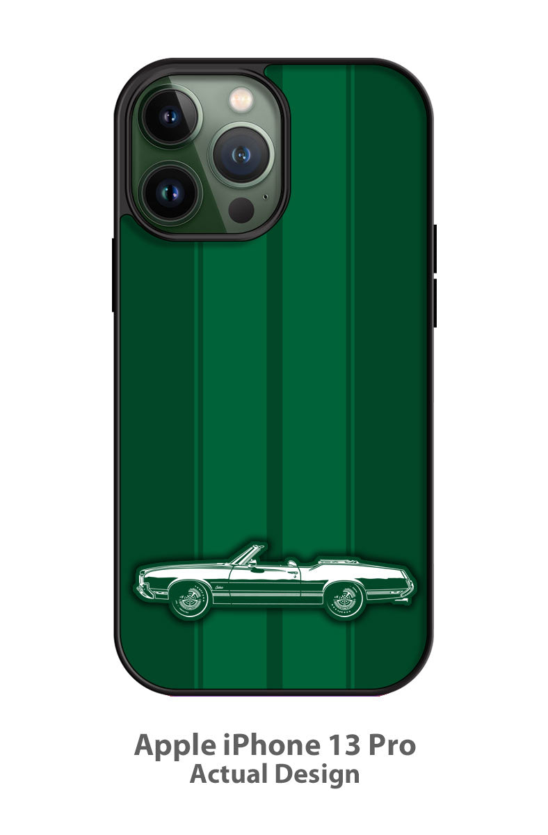 1970 Oldsmobile Cutlass Supreme Convertible Smartphone Case - Racing Stripes