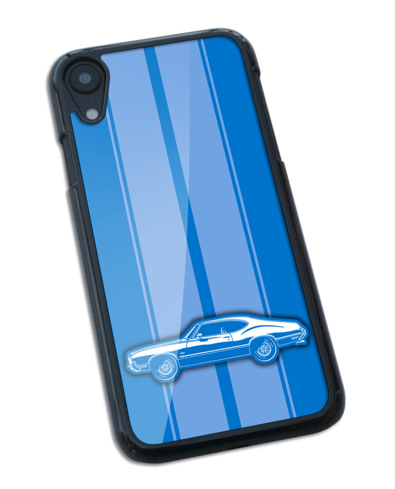 1970 Oldsmobile Cutlass S Holiday Coupe Smartphone Case - Racing Stripes