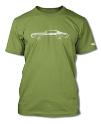 1971 Oldsmobile Cutlass 4-4-2 Holiday Coupe T-Shirt - Men - Side View