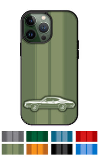 1971 Oldsmobile Cutlass 4-4-2 Holiday Coupe Smartphone Case - Racing Stripes