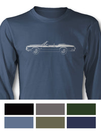 1971 Oldsmobile Cutlass 4-4-2 Convertible T-Shirt - Long Sleeves - Side View