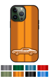 1971 Oldsmobile Cutlass 4-4-2 W-30 Holiday Coupe Smartphone Case - Racing Stripes