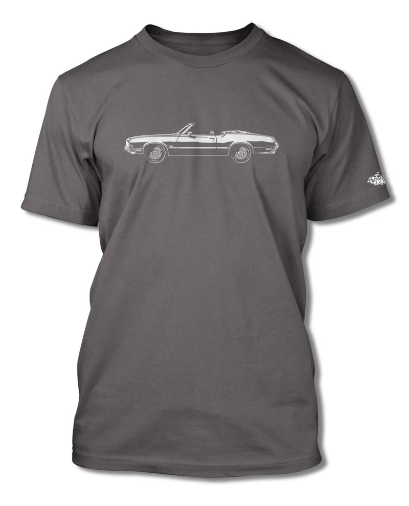 1971 Oldsmobile Cutlass Supreme Convertible T-Shirt - Men - Side View