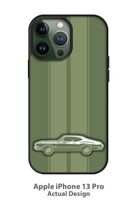 1972 Oldsmobile Cutlass 4-4-2 Coupe Smartphone Case - Racing Stripes