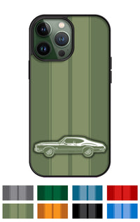 1972 Oldsmobile Cutlass 4-4-2 Coupe Smartphone Case - Racing Stripes