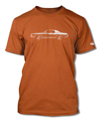 1972 Oldsmobile Cutlass Supreme Coupe with Stripes T-Shirt - Men - Side View