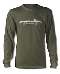 1975 Oldsmobile Cutlass Supreme Coupe T-Shirt - Long Sleeves - Side View