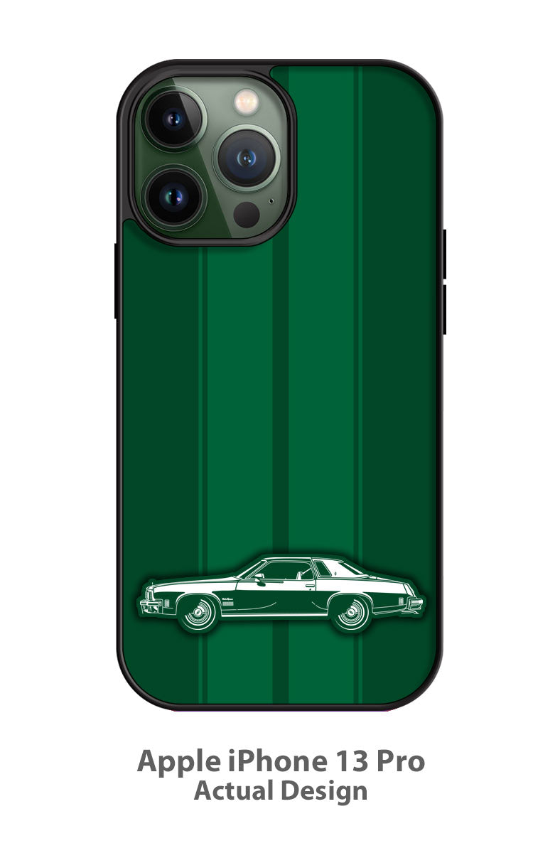 1975 Oldsmobile Cutlass Supreme Coupe Smartphone Case - Racing Stripes