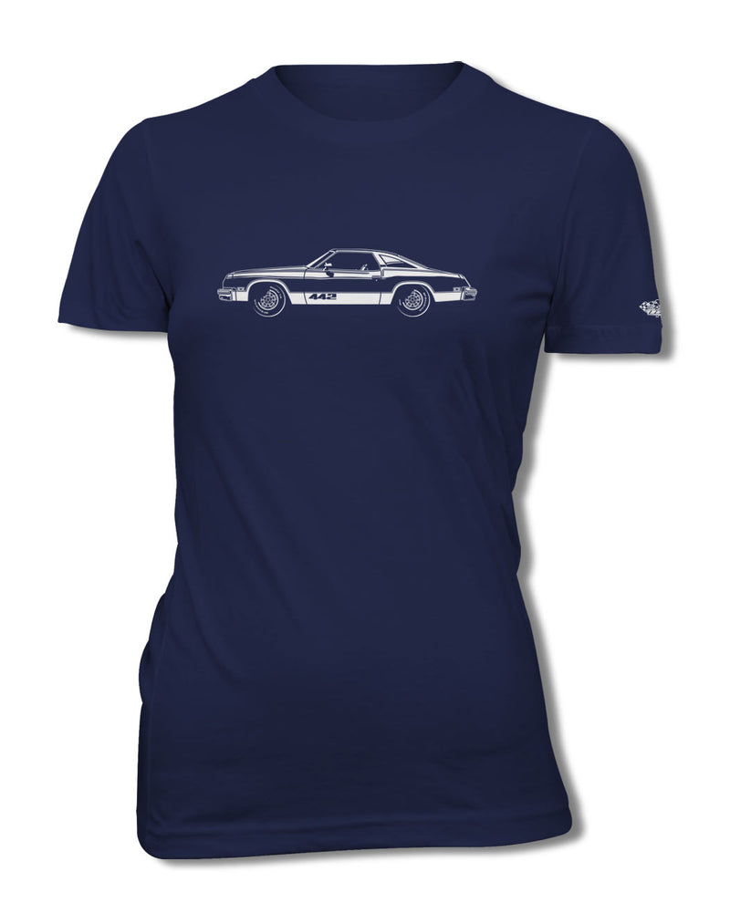 1977 Oldsmobile Cutlass Supreme Coupe T-Shirt - Women - Side View