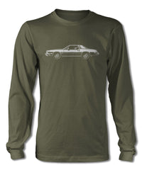 1977 Oldsmobile Cutlass Supreme Coupe T-Shirt - Long Sleeves - Side View