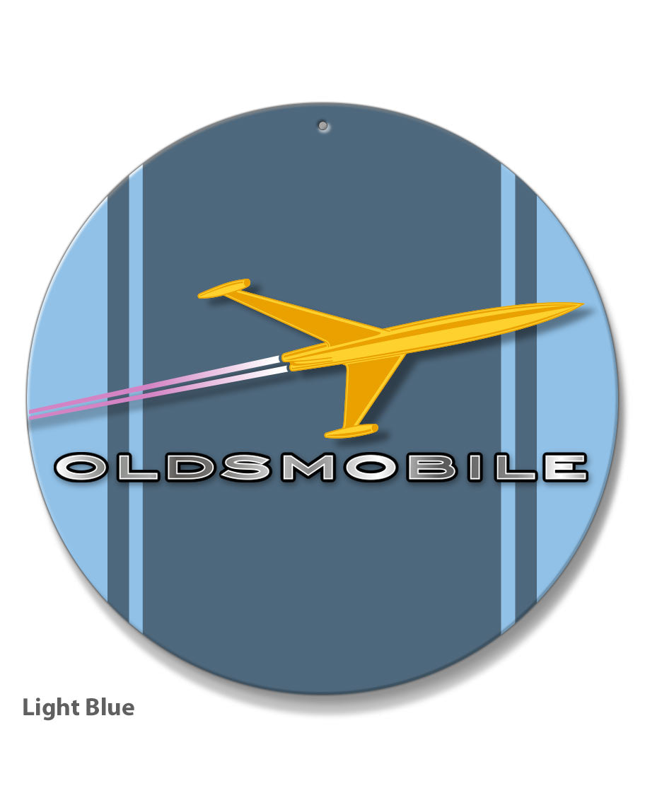 Oldsmobile Rocket Emblem 1957 1960 Round Aluminum Sign, 46% OFF