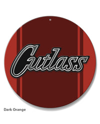 Oldsmobile Cutlass Emblem 1970 Round Aluminum Sign