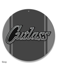 Oldsmobile Cutlass Emblem 1970 Round Aluminum Sign