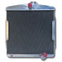 1955 - 1956 Pontiac with Dual-Range Hydra-Matic 3-row Aluminum Radiator Replacement