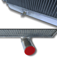 1955 - 1956 Pontiac with Dual-Range Hydra-Matic 3-row Aluminum Radiator Replacement