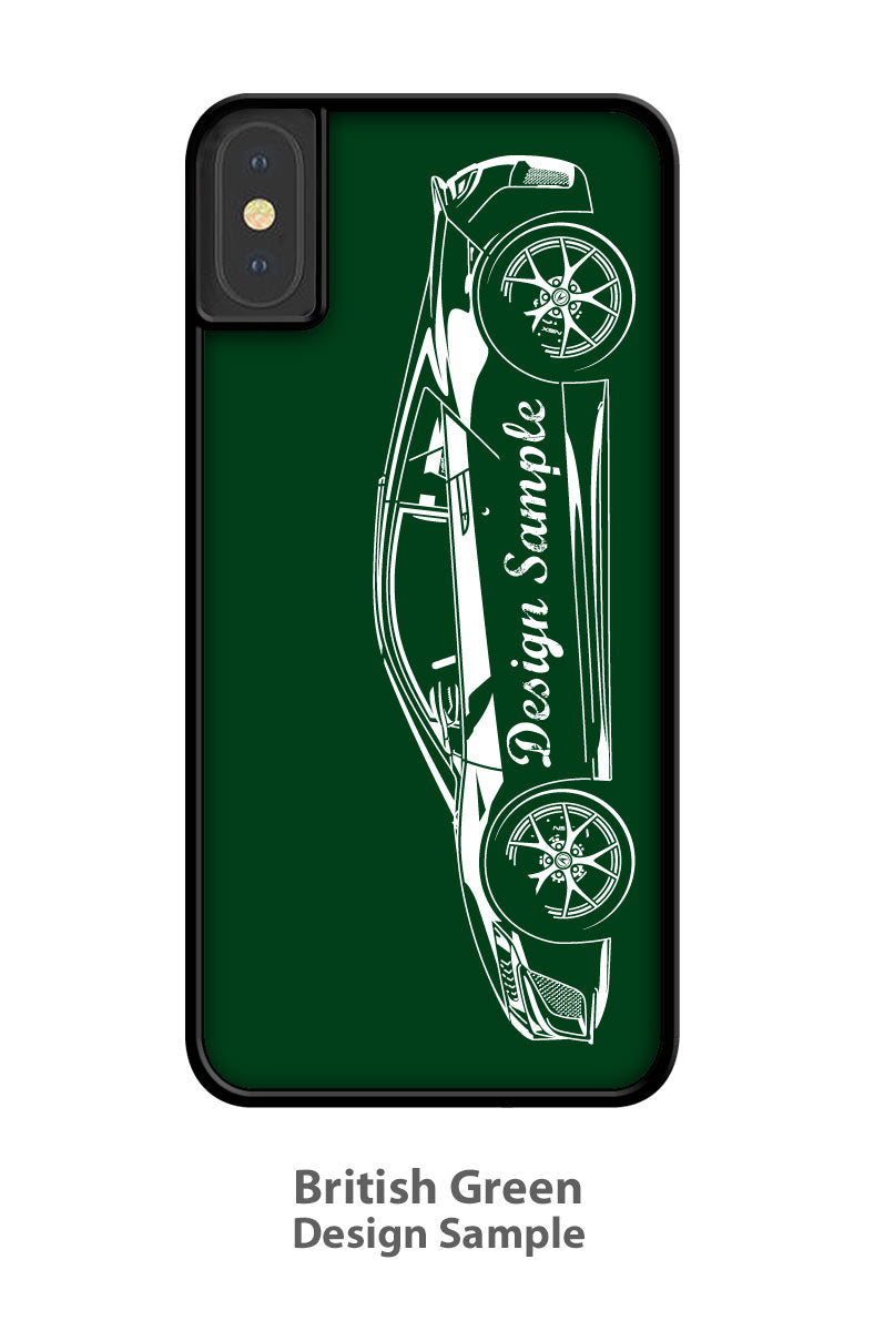 1969 Dodge Charger RT With Stripes Coupe Smartphone Case - Side View