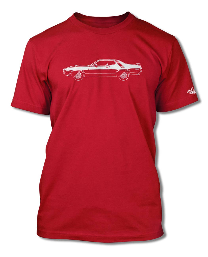 1971 Plymouth Road Runner 440-6 Coupe T-Shirt - Men - Side View