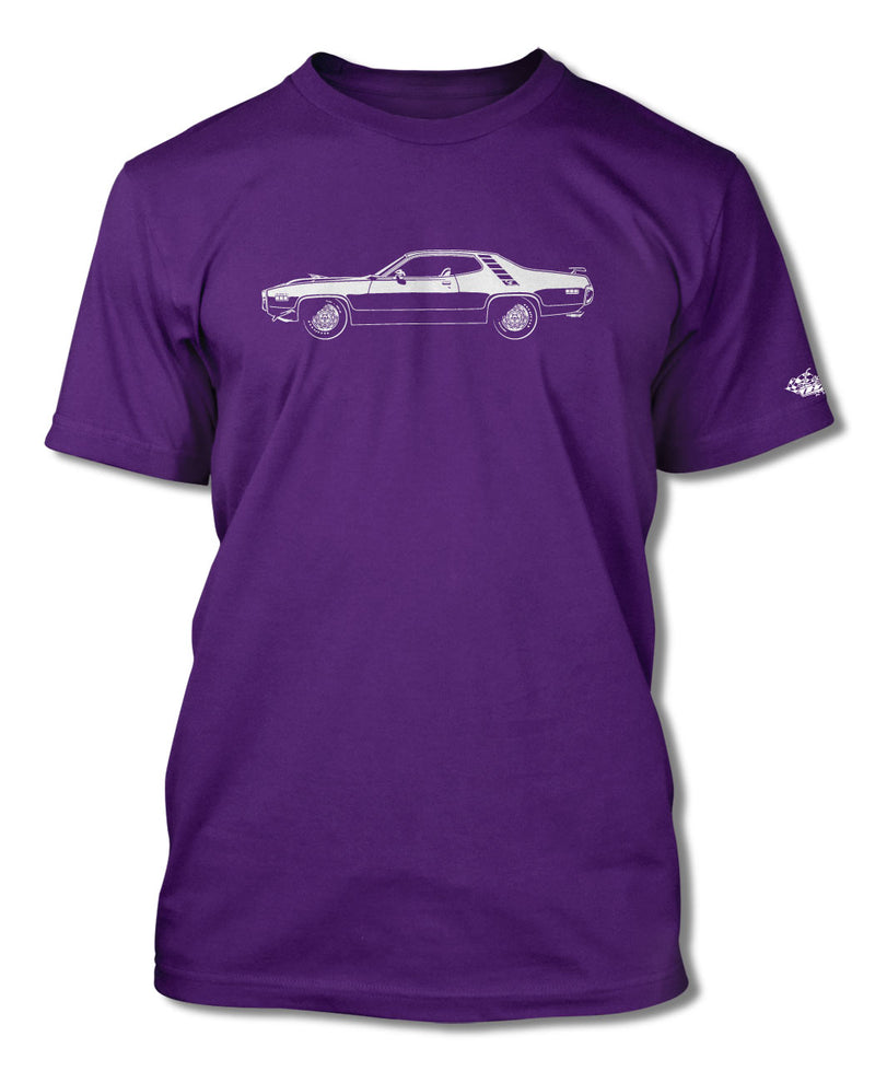 1971 Plymouth Road Runner 440-6 Coupe T-Shirt - Men - Side View