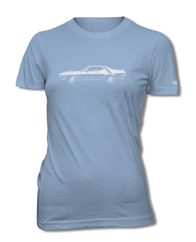 1972 Plymouth Road Runner 440 Coupe T-Shirt - Women - Side View