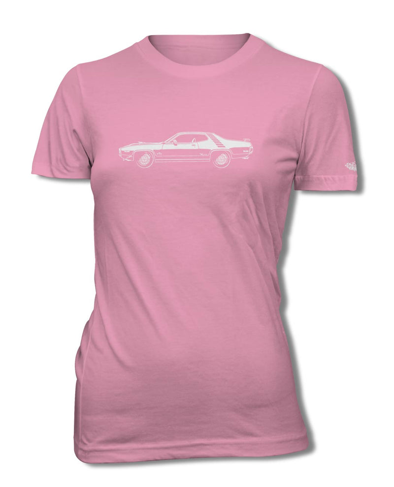 1972 Plymouth Road Runner 440 Coupe T-Shirt - Women - Side View