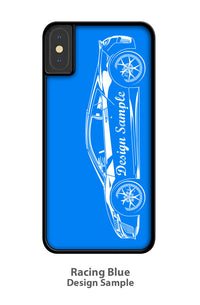 1969 Dodge Charger RT With Stripes Coupe Smartphone Case - Side View