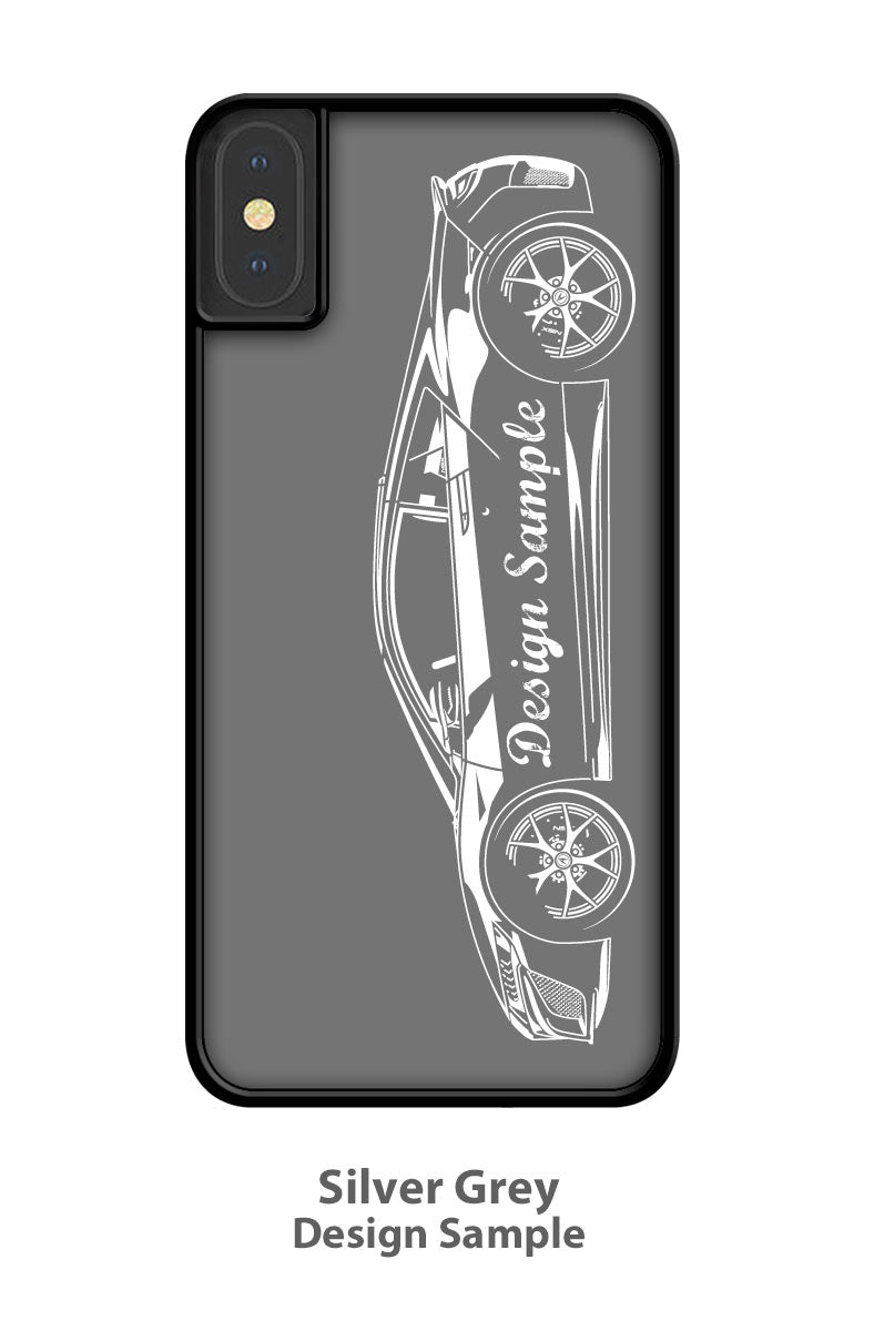 1970 Dodge Charger RT With Stripes Hardtop Smartphone Case - Side View